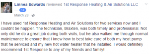 1stresprev, 1st Response Heating &amp; Air Solutions